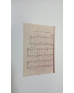 Kirjailijan J. S. Back käytetty teos Kiitos, nyt kiitos soikohon