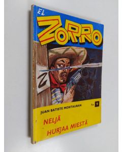 käytetty kirja El Zorro del Castelrey n:o 9/1958 : Neljä hurjaa miestä