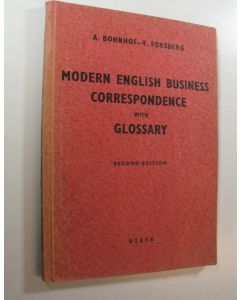 Kirjailijan A. Bohnhof käytetty kirja Modern English business correspondence with glossary