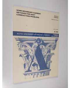Kirjailijan Martti Hamina käytetty kirja Some boundary element methods for heat conduction problems