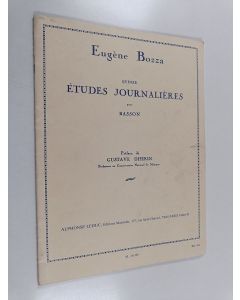 Kirjailijan Bozza Eugène käytetty teos Études Journalières pour basson