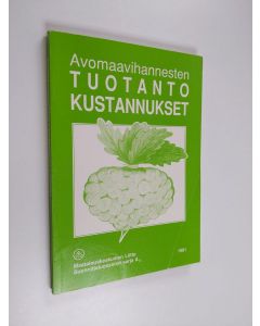 käytetty kirja Avomaavihannesten tuotantokustannukset