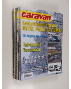 käytetty kirja Caravan vuosikerta 2012 (1-5 +leirintäopas, nro 6 puuttuu)