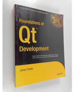 Kirjailijan Johan Thelin käytetty kirja Foundations of Qt development