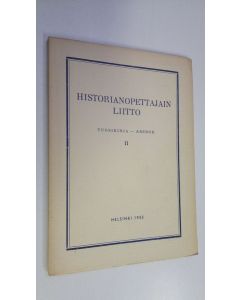 käytetty kirja Historianopettajain liitto vuosikirja II