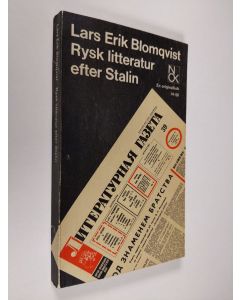 Kirjailijan Lars erik Blomqvist käytetty kirja Rysk litteratur efter Stalin