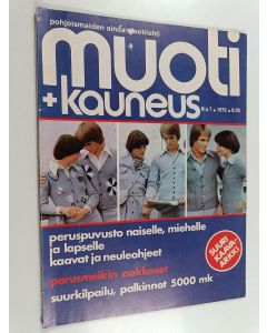 käytetty teos Muoti + kauneus 7/1975 (kaavat puuttuvat)