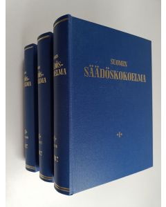 käytetty kirja Suomen säädöskokoelma 1987 1-3