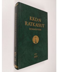 käytetty kirja KKO:n ratkaisut kommentein 2003 2