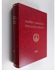 käytetty kirja Suomen lakimiehet 1970