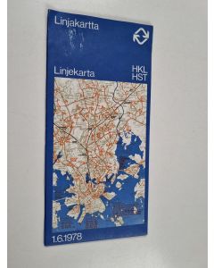 käytetty teos HKL HST Linjakartta = Linjekarta