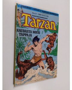 Kirjailijan Edgar Rice Burroughs käytetty teos Tarzan 9/1980