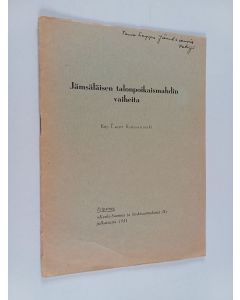 Kirjailijan Lauri Kuusanmäki käytetty teos Jämsäläisen talonpoikaismahdin vaiheita