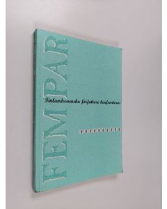 käytetty kirja Fem par finlandssvenska författare konfronteras