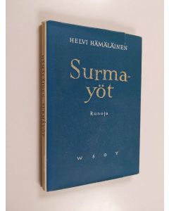Kirjailijan Helvi Hämäläinen käytetty kirja Surmayöt