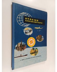 Kirjailijan L. Arvi P. Poijärvi käytetty kirja Otavan koulukartasto