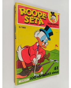 Kirjailijan Walt Disney käytetty kirja Roope-setä 5/1983