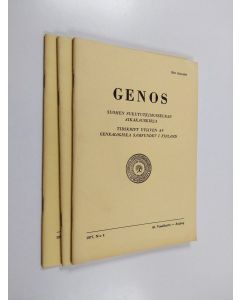 käytetty teos Genos vuosikerta 1977 (1-4, puuttuu numero 1) : Suomen sukututkimusseuran aikakauskirja