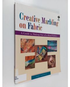 Kirjailijan Judy Simmons käytetty kirja Creative Marbling on Fabric - A Guide to Making One-of-a-kind Fabrics