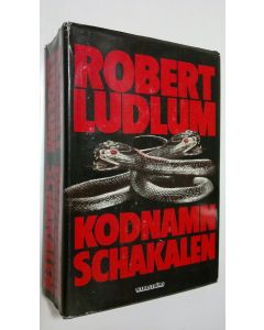 Kirjailijan Robert Ludlum käytetty kirja Kodnamn schakalen