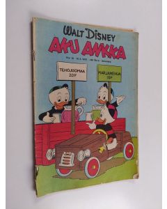 Kirjailijan Walt Disney käytetty teos Aku Ankka 19/1972
