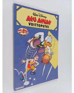 Kirjailijan Walt Disney käytetty kirja Aku Ankan voittoputki