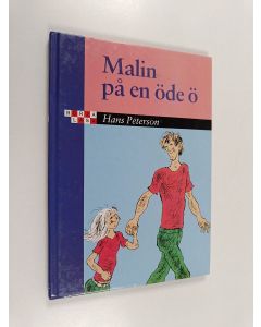 Kirjailijan Hans Peterson käytetty kirja Malin på en öde ö