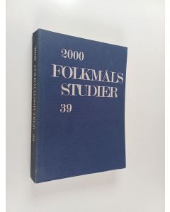 käytetty kirja Folkmålsstudier 39/2000