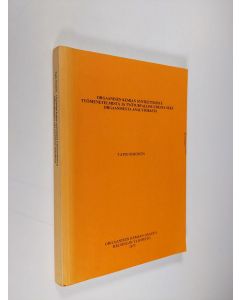 Kirjailijan Tapani Simonen käytetty kirja Orgaanisen kemian synteettisistä työmenetelmistä ja työturvallisuudesta sekä orgaanisesta analytiikasta