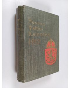 käytetty kirja Suomen valtiokalenteri Vuodelle 1912