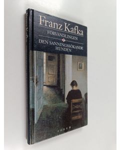 Kirjailijan Franz Kafka käytetty kirja Den sanningssökande hunden