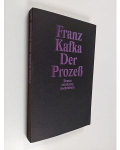 Kirjailijan Franz Kafka käytetty kirja Der Prozess - Roman