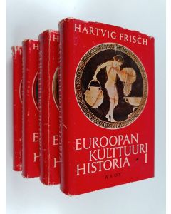 Kirjailijan Hartvig Frisch käytetty kirja Euroopan kulttuurihistoria 1-4