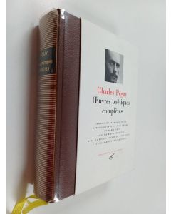 Kirjailijan Charles Peguy käytetty kirja Œuvres poétiques complètes (Laatikossa)