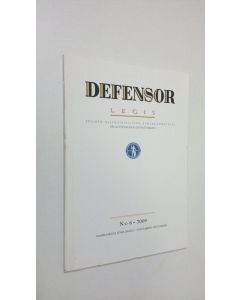 käytetty kirja Defensor Legis N:o 6/2009
