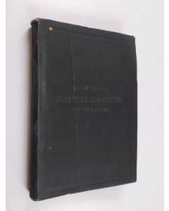 Kirjailijan Georg Klemperer käytetty kirja Grundriss der klinischen diagnostik