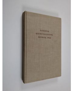 käytetty kirja Nordisk kriminalistisk årsbok 1962