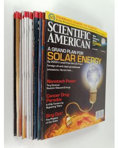 käytetty teos Scientific american vuosikerta 2008 (1-12)