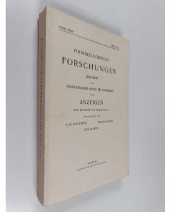 Kirjailijan Y. H. Toivonen käytetty kirja Finnisch-Ugrische Forschungen Zeitschrift für Finnisch-Ugrische Sprach und Volkskunde band 24 Heft 1-3