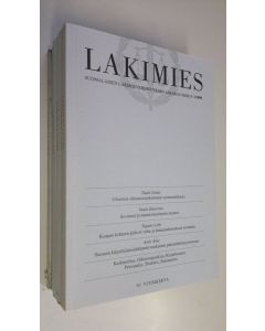 käytetty kirja Lakimies vuosikerta 1999 (7 lehteä) : Suomalaisen lakimiesyhdistyksen aikakauskirja
