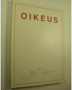 käytetty kirja Oikeus, 3-4/1994