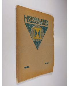 käytetty kirja Historiallinen aikakauskirja 1/1926