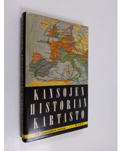 Kirjailijan Carl Grimberg käytetty kirja Kansojen historian kartasto