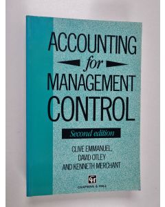 Kirjailijan Clive Emmanuel käytetty kirja Accounting for management control