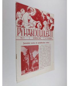 Kirjailijan T. J. Vauramo käytetty teos Pyhäkoululehti 6/1957