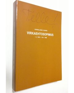 käytetty kirja Kunnallinen yleinen virkaehtosopimus 1.3.1984 - 28.2.1986
