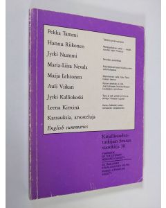 käytetty kirja Kirjallisuudentutkijain seuran vuosikirja = Yearbook of the Literary research society 38