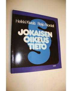 Kirjailijan Heikki Kivelä käytetty kirja Jokaisen oikeustieto