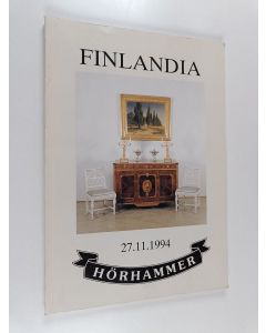 käytetty kirja Finlandia : syksyn arvohuutokauppa 27.11.1994