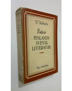 Kirjailijan Thomas Warburton käytetty kirja Femtio år finlandssvensk litteratur